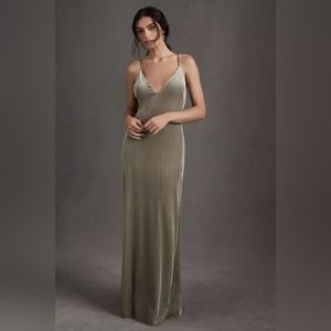 Nwt Jenny yoo velvet stretch sabrina dress